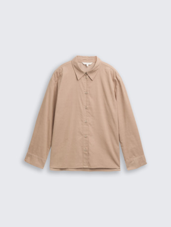 Oversized blouse van corduroy