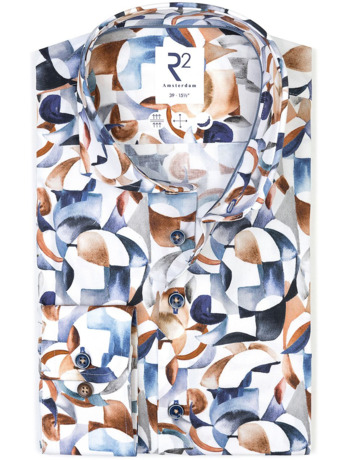 R2 Overhemd Print Multicolor