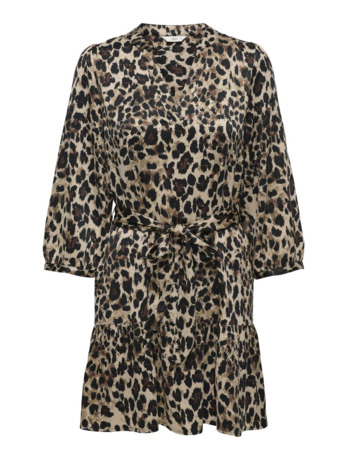 Regular Fit V-Neck Long Sleeves (L/S) Mini-jurk met riem