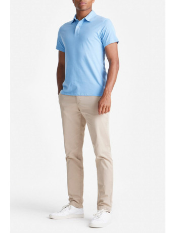 King Essentials The James Poloshirt Mid Blauw