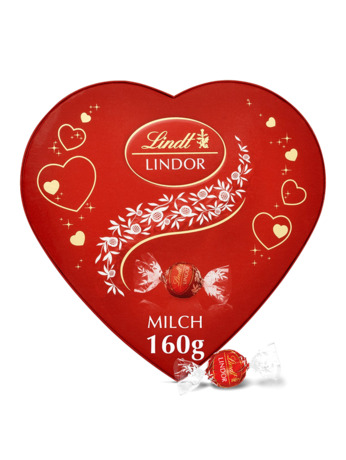 Lindt Heart 160g Milk