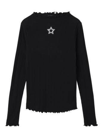 Slim Fit Mock Neck Lange Mouwen (L/M) Meisjes