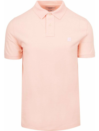 King Essentials The Rene Poloshirt Lichtroze