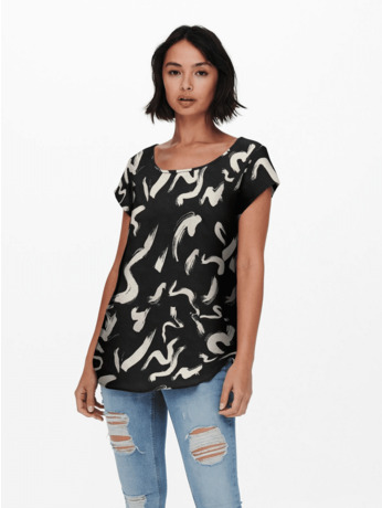 ONLNOVA LIFE S/S TOP AOP  PTM