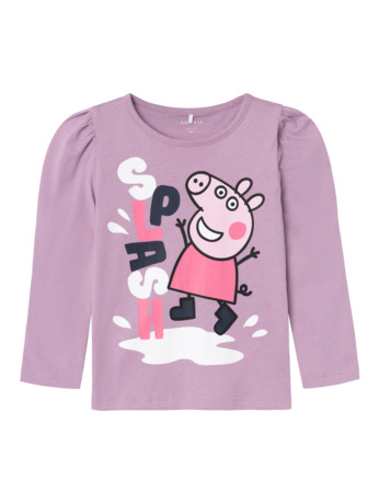 Normale pasvorm ronde hals lange mouwen (L/S) Meisjes