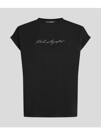 SIGNATURE RHINESTONE T-SHIRT