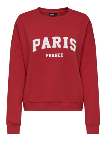 Loose Fit O-Neck Long Sleeves (L/S) Sweatshirt met print