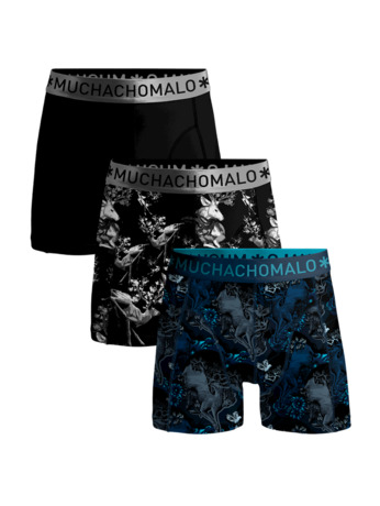 Jongens 3-Pack Boxershort Man Hert Print/Print/Black