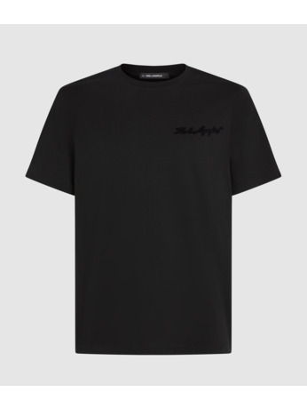 SGNTR FLOCK PRINT T-SHIRT