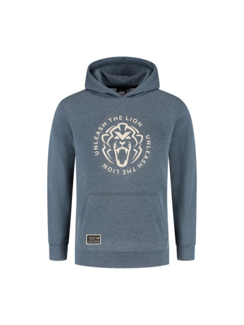 Hoodie - Heather Blue - Unleash The Lion