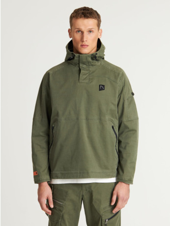 Chasin Heren Winddichte Jas Zwart Vortex Anorak