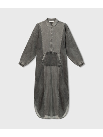 10DAYS Dames jurk Billie dress jog denim katoenmix