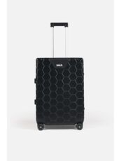 Romeo Embossed Hexagon Suitcase M Jet Black