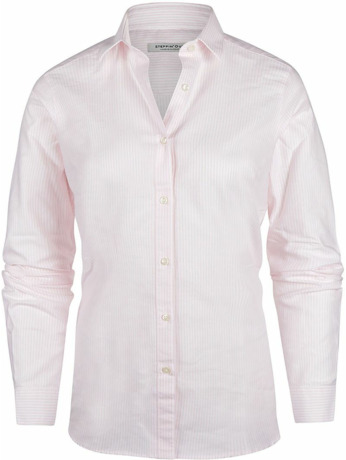 Steppin' Out Blouse Lauren Oxford Strepen Roze