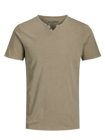 Slim Fit Split Neck Short Sleeves (S/S)