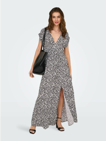 ONLMINDY S/S V-NECK MAXI DRESS WVN