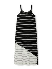 strappy dress mix stripes