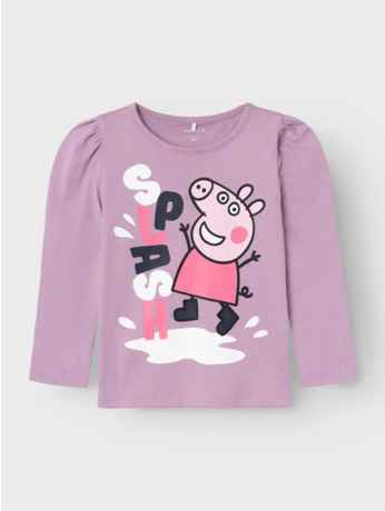 Normale pasvorm ronde hals lange mouwen (L/S) Meisjes