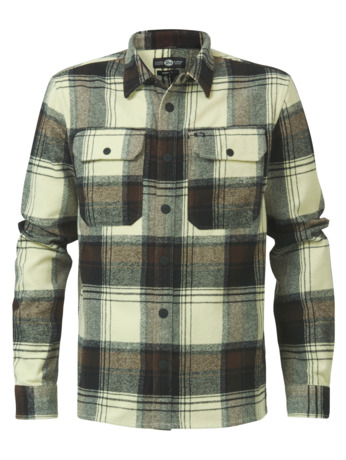 Men Shirt Long Sleeve Check
