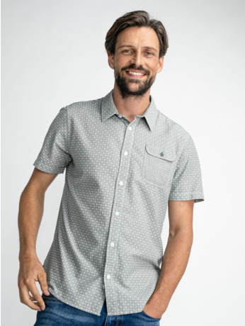 Men Shirt Short Sleeve AOP