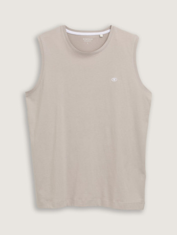Basic tanktop met opgedrukt logo
