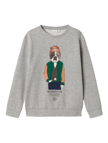 Losse pasvorm ronde hals lange mouwen (L/S) Jongens