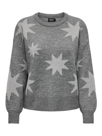 ONLROSIE LS O-NECK GLITTER KNT