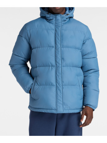 New Balance Heren Gewatteerde Jas Blauw