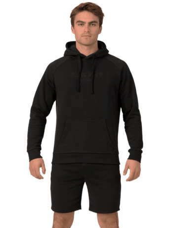 Heren hoodie zwart Black