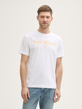 T-shirt met logo-opdruk