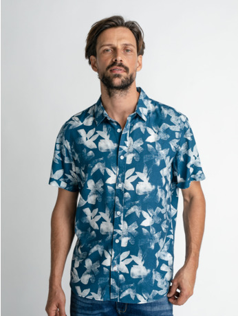 Men Shirt Short Sleeve AOP