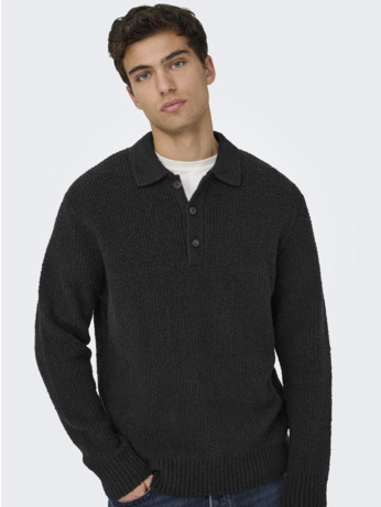 Polo met korte mouwen met relaxte pasvorm Heren