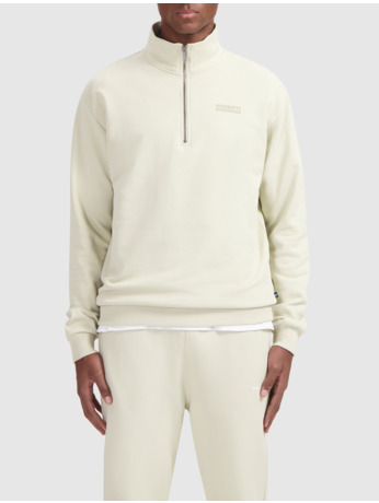 Box Logo Half-zip Sweater 100% Cotton Men