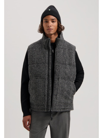 Dstrezzed Heren Bodywarmer Gilet Zwart Jace