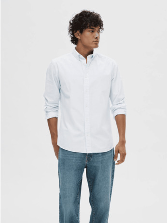 SLHSLIMRICK-POPLIN SHIRT LS NOOS