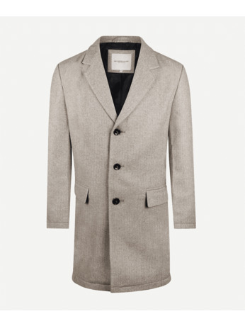 Wool Herringbone Over Coat