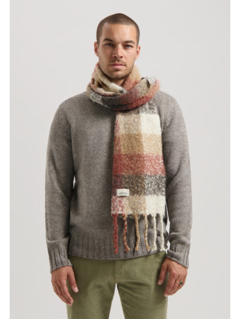 Dstrezzed Heren Grote Ruit Sjaal Accessoires Zwart Big Block Check
