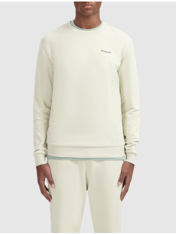 Tweekleurige Palm Sweater 100% Katoen Mannen