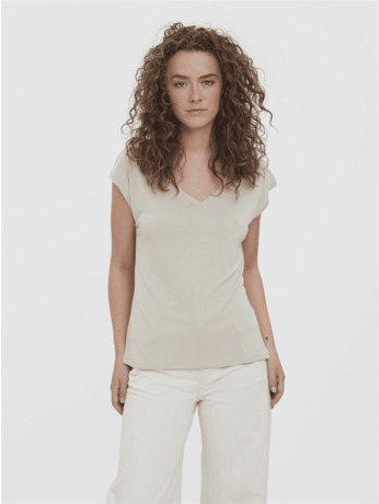 VMFILLI SS V-NECK TEE GA NOOS