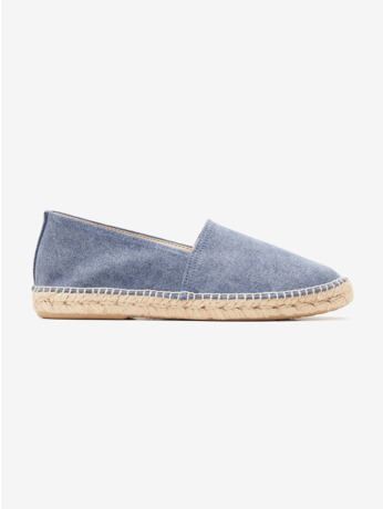 No Label x Abarca Katoenen Espadrilles Heren