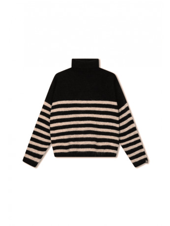 10DAYS Dames gestreepte trui top wol alpaca
