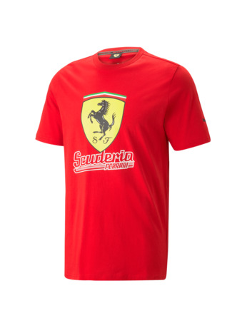 Ferrari race Big Shield Tee Heritage  Ro