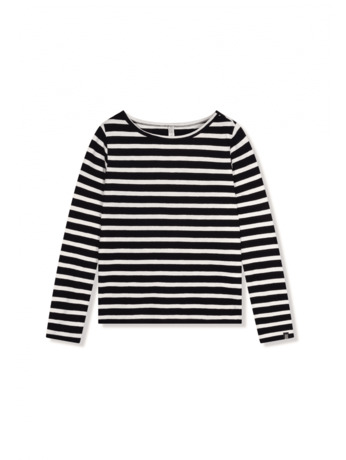 10DAYS Dames lange mouw t-shirt gestreept katoen