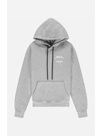 De Out Hoodie Grijs Melange Unisex