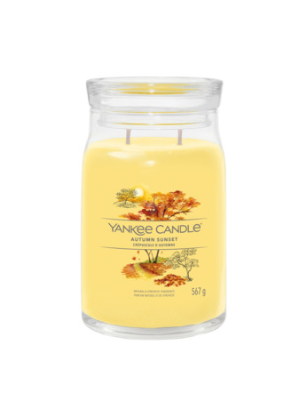 Yankee Candle Autumn Sunset Signature grote pot