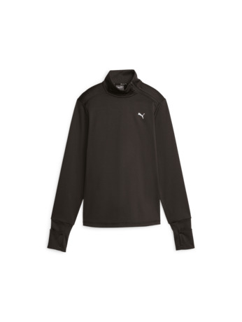 RUN MICRO FLEECE 1/2 ZIP PUMA Black