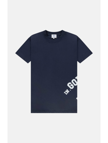De Schroef Tee Blauw Unisex
