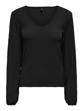 ONLMADELINA L/S V-NECK TOP CC JRS