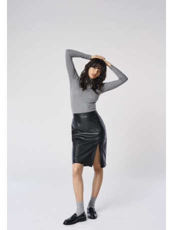 ONLOLINE FAUX LEATHER SKIRT OTW NOOS