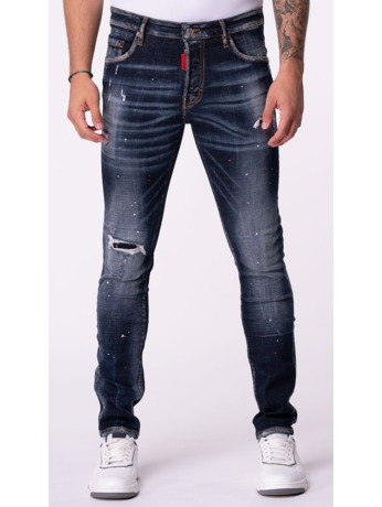 RUBY RED SPOTTED JEANS